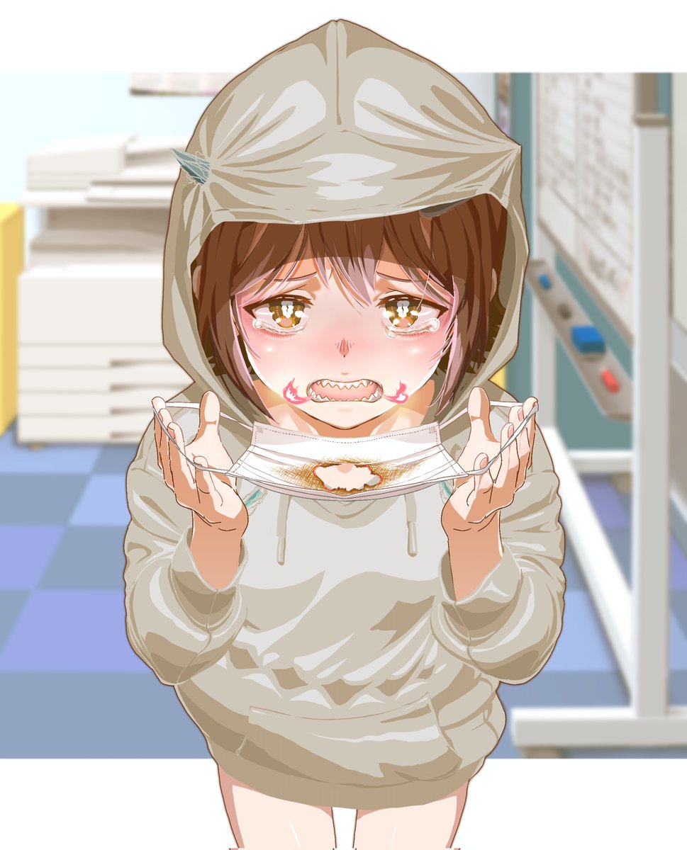 Laugh_Reika's tweet image. ドラゴンになっちゃいましたぁ…&amp;gt;&amp;lt;。
#ミリシタ
#春日未来