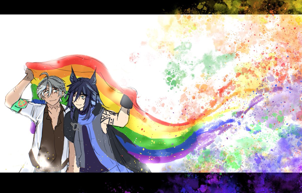 Happy pride month to everyone 🏳️‍🌈💕
#ifa #ororon #ifaron