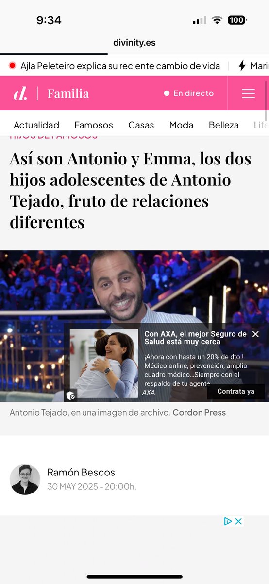 <a href="/divinity_es/">divinity</a>
En serio ? Como son los hijos ? Menores ?Que le importa a nadie como es mi hijo ? 
REPITO MENOR DE EDAD!.
Estáis deseando saltar a la yugular  cuando cumpla la mayoría de edad ?