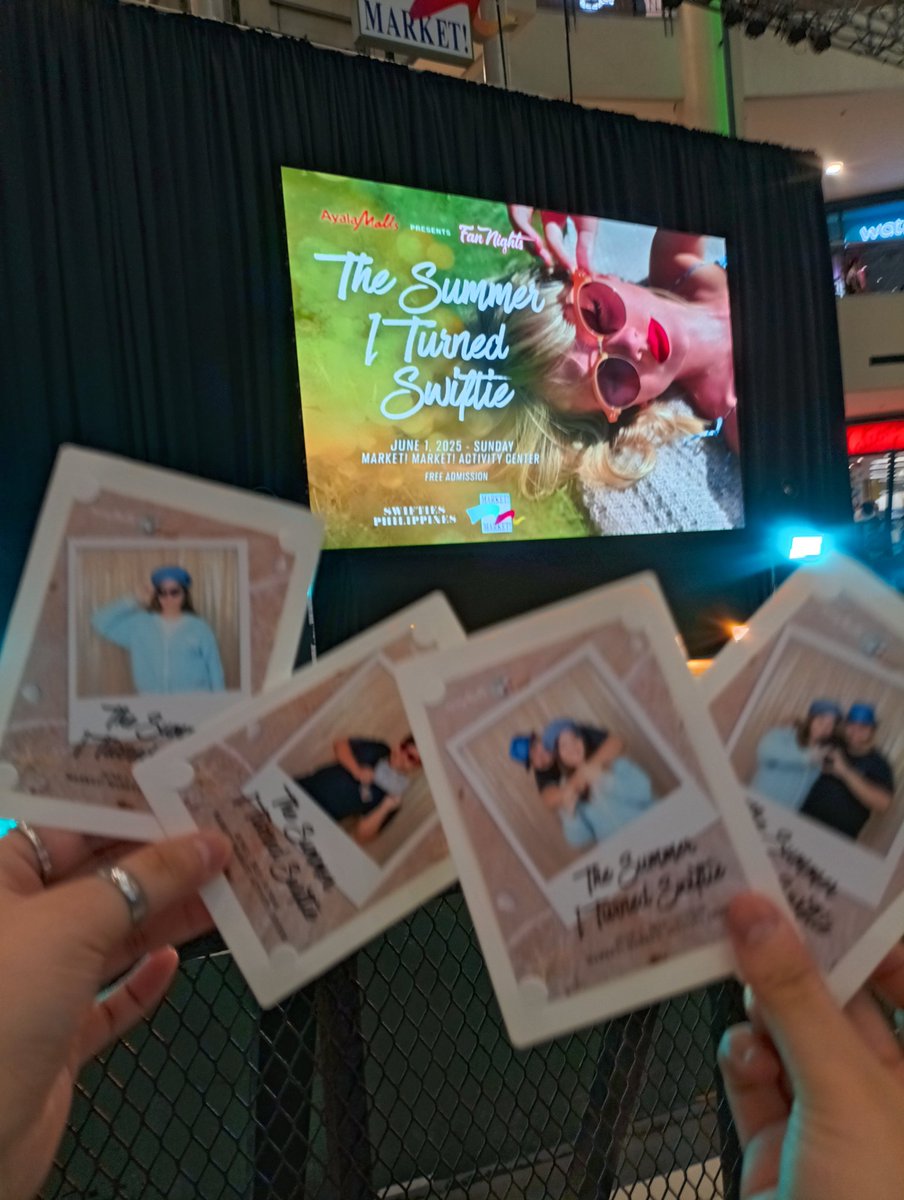 Its_2_Ron's tweet photo. The summer I turned swiftie is when I met her 

@MarketMarketBGC
@AyalaMalls @SwiftiesPHL
#thesummeriturnedswiftie
#FanNightsatMarketMarket
#FunInTheFinds
#ILoveMarketMarket https://t.co/zHIGUFgkgu