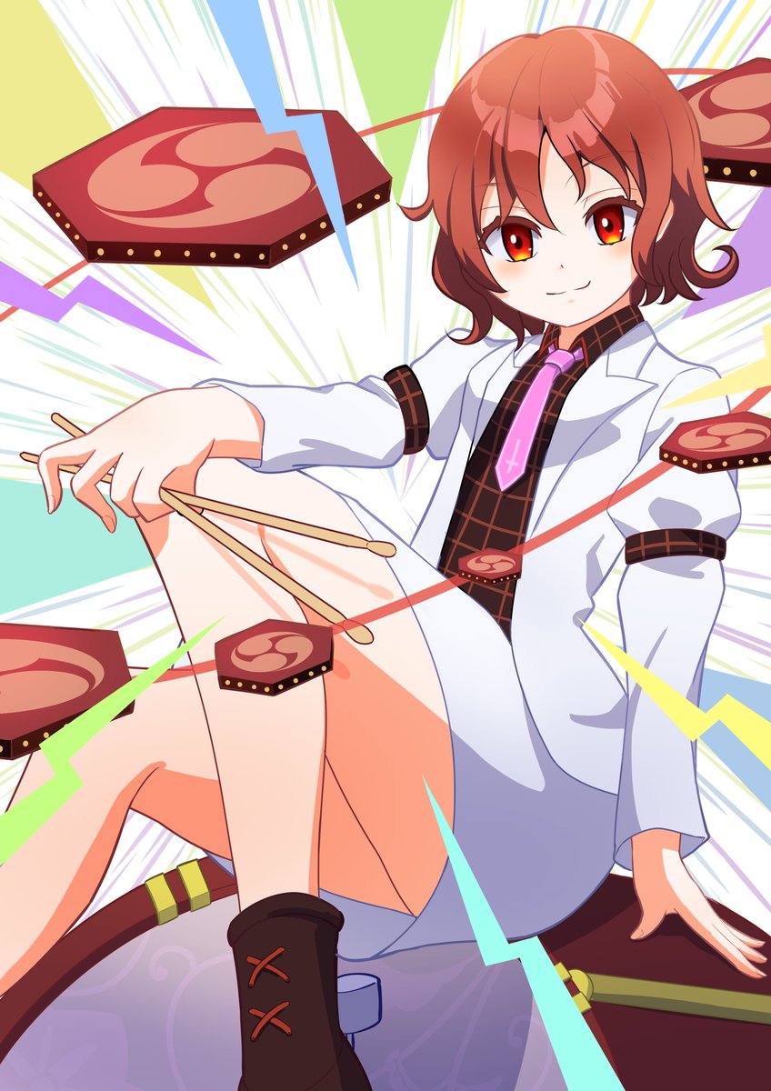 KSpica_i's tweet image. 091 堀川雷鼓 Raiko Horikawa 
#東方Project #堀川雷鼓