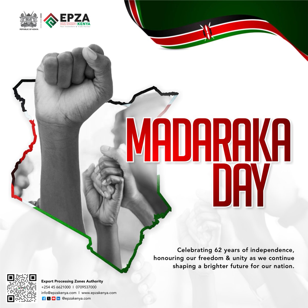 We wish you a happy Madaraka Day.
#MadarakaDay2025 #MadarakaDay #investinkenya