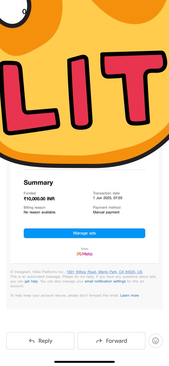 Sagar2724's tweet photo. I have added 10k-10k 2 times to my instagram ad account and now i can seee that my insta ad meta account is removed and its now connected to facebook meta and showing 00 balance and unbale to switch back and facebook help not helping in this @Meta @facebook @instagram #metafraud https://t.co/gzYAjbeNIz