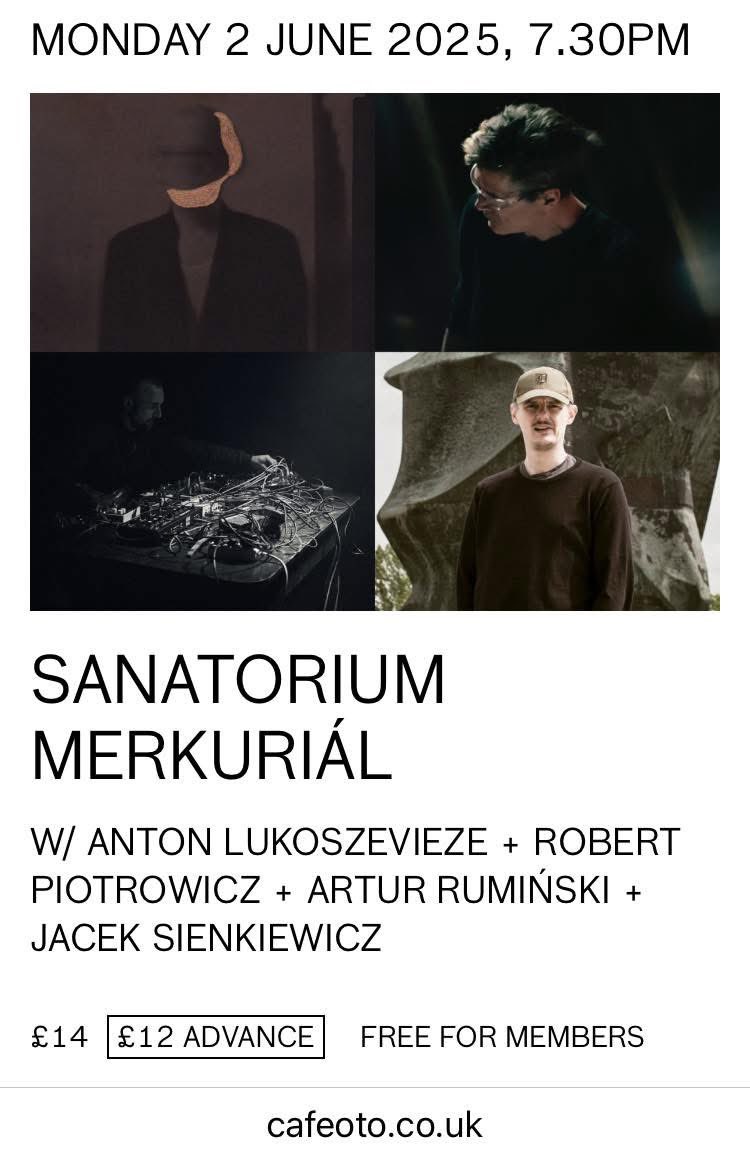 Tomorrow at Cafe Oto
