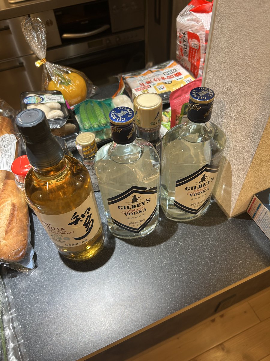 ウォッカをたくさん飲む