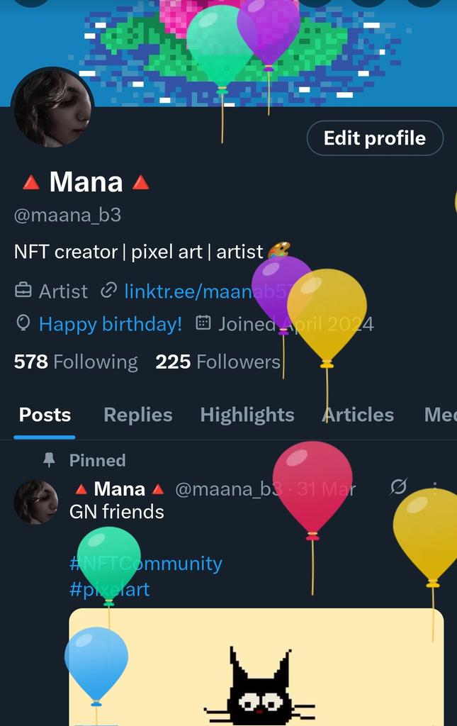 New age, new beginning...🎂🥂

#NFTCommunity 
#nft
#birthday