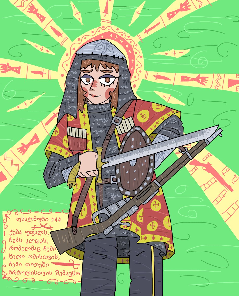 Khevsur warrior gets drafted into the Russian army