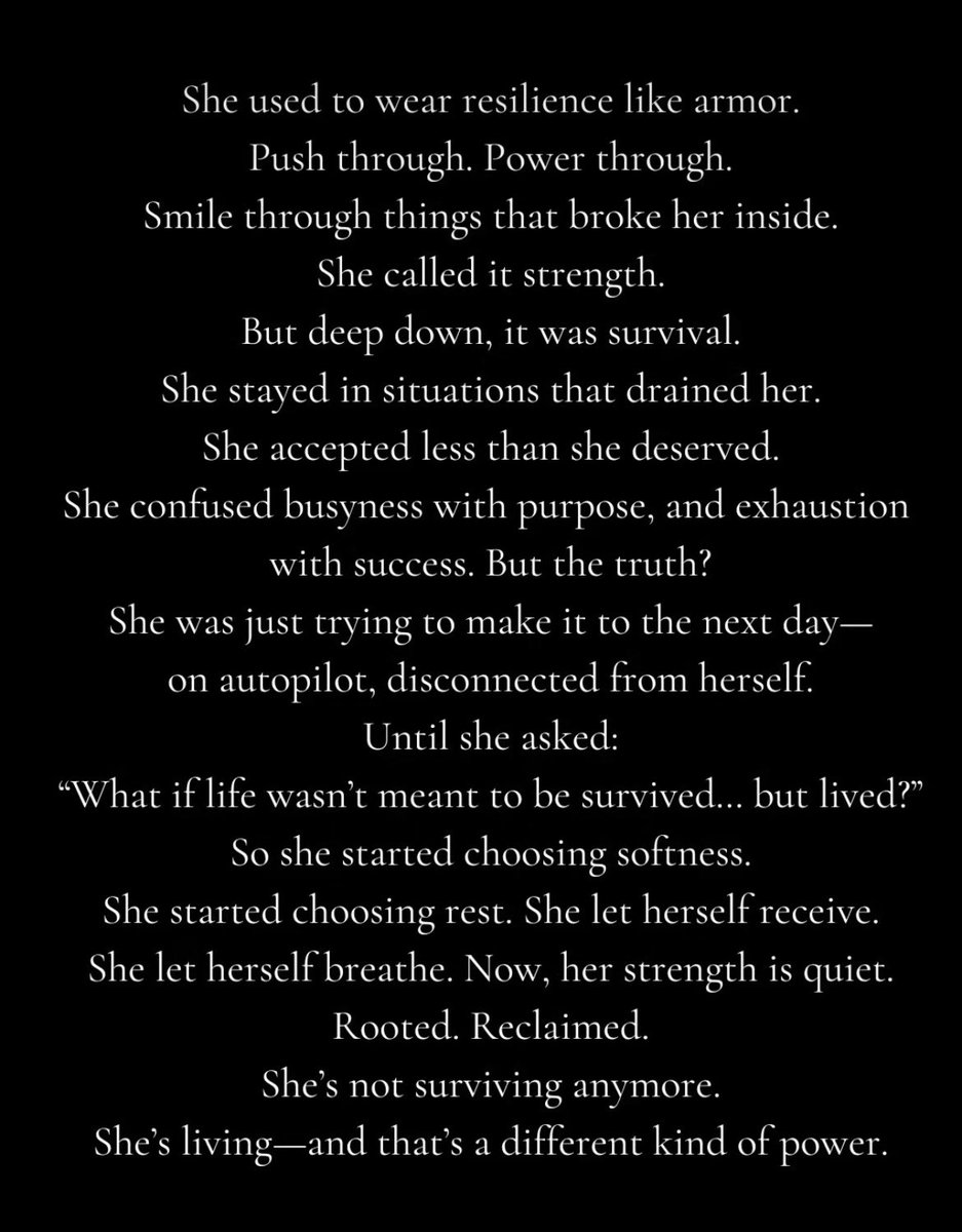 I found this yesterday…I see these little things all the time….but this one…THIS one hit home. If you know my story or have heard me speak…I thought resilience meant unbreakable my entire military career….i was actually just in survival mode. Breaking and remaking myself was