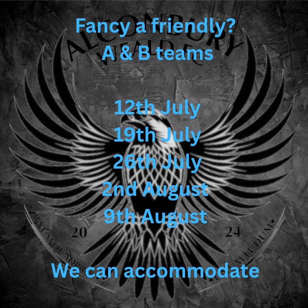 AWFC now have two teams in the PDFL. Div3 and Div4. 

We are looking for friendlies for both teams. If you are of similar level, please get in contact, we can accommodate on the dates shown. 

#uptheweald #football #grassroots #pdfl