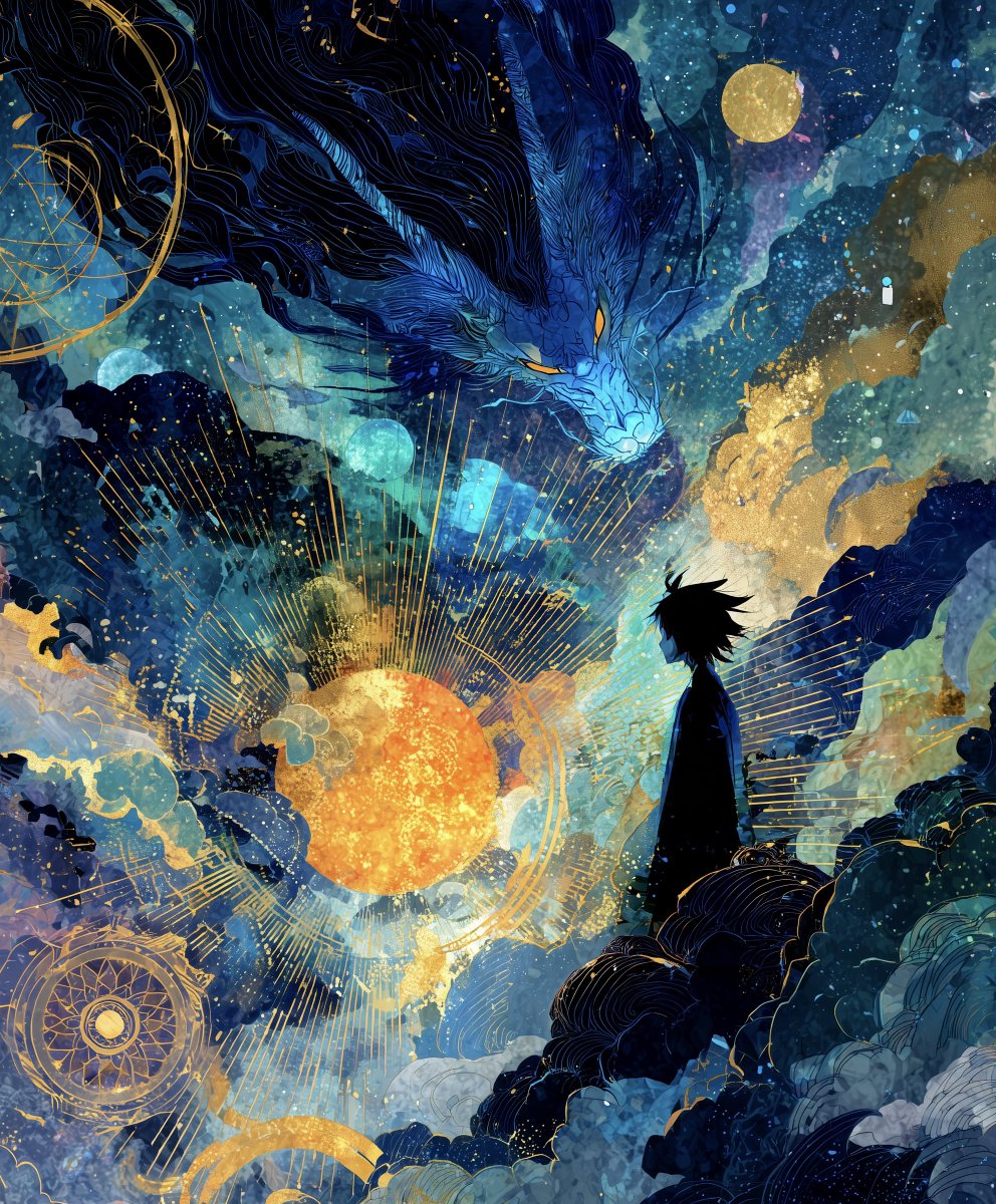clouDragon〜Being from deep space〜🐉💫🌟✨🌀🌑🧬
『dragon』

#deepspace 
#ソラノサンポ