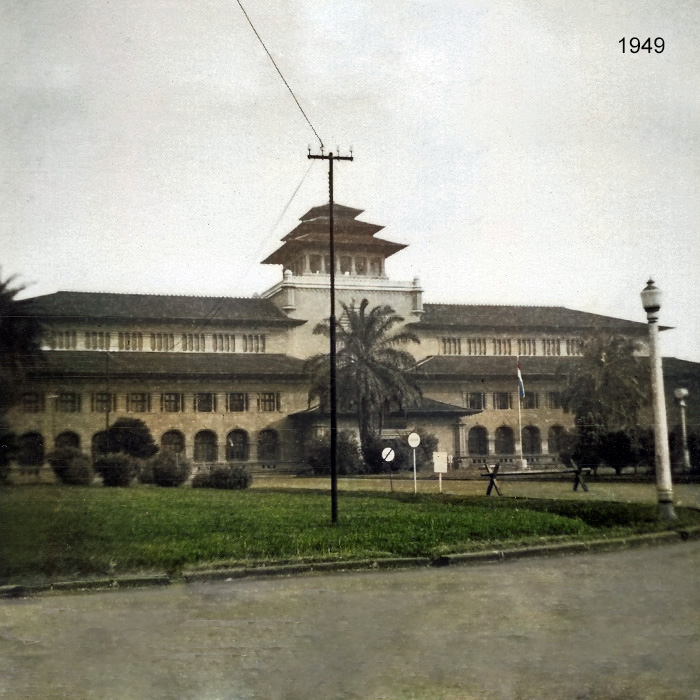 Gouvernement gebouw in Bandoeng op West-Java.