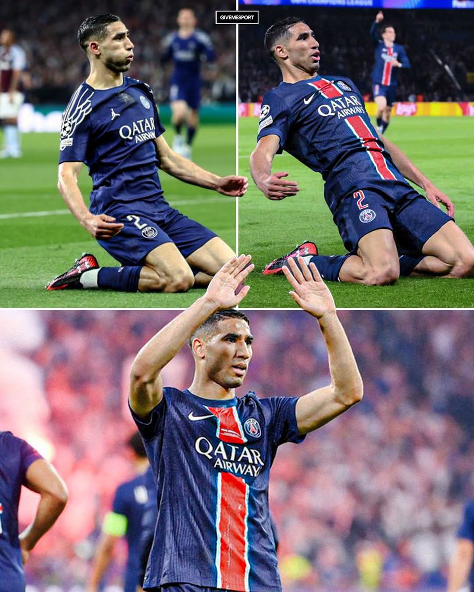 🚨🔵Alifunga katika robo fainali. 
Alifunga katika nusu fainali.
Alifunga katika fainali.

Achraf Hakimi ni mchezaji  mkubwa

#BaseTvsportnews #UCL #PSG