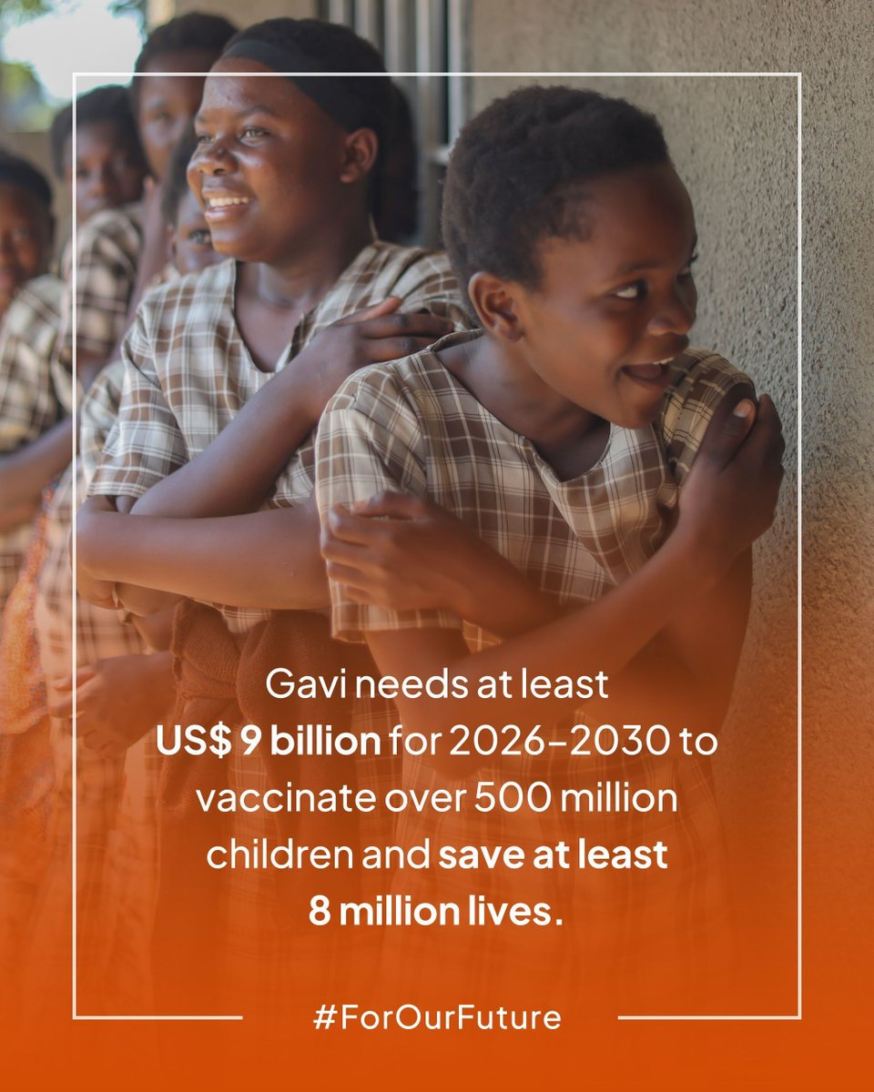 Gavi, the Vaccine Alliance (@gavi) on Twitter photo Mark your calendars 🗓️ the Global Summit: Health & Prosperity through Immunisation is in 25 days!
Our high-level pledging summit, co-hosted by the European and the <a href="/gatesfoundation/">Gates Foundation</a>, will raise vital funding to protect 500 million children, saving at least 8 million lives from Mark your calendars 🗓️ the Global Summit: Health & Prosperity through Immunisation is in 25 days!
Our high-level pledging summit, co-hosted by the European and the <a href="/gatesfoundation/">Gates Foundation</a>, will raise vital funding to protect 500 million children, saving at least 8 million lives from