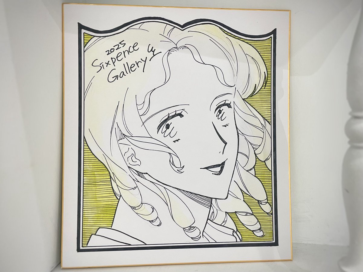 SixpenceGallery's tweet image. † nama 直筆サイン色紙オークション †
（@8_9_9_）
今回台湾初個展のために、先生が特別に制作した、直筆サイン入り色紙のオークションを開催中！
†　開始価格 NT$700～
†　入札締切：7/6（日）21:00
†　海外発送可能
詳細は下記のイベントページをご覧ください。
🔗forms.gle/e9bgicGXf4QkLH…