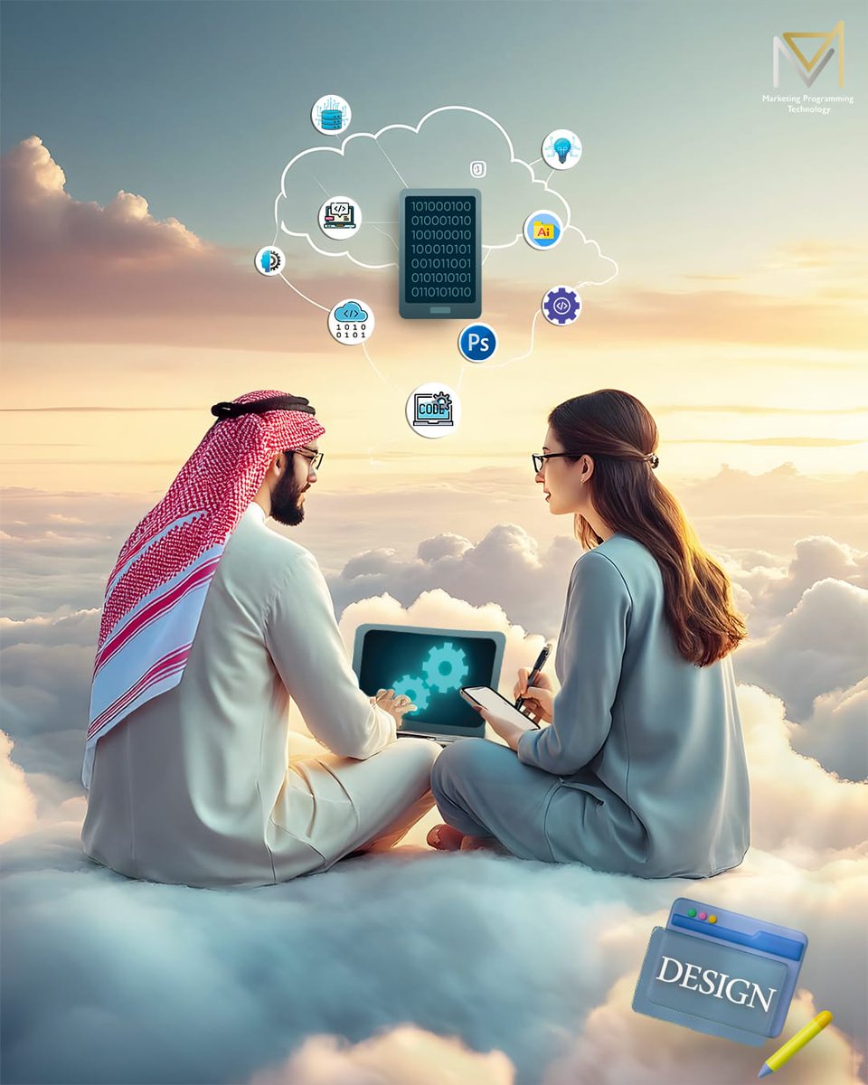 هل تتخيل إن شغلك يتم فوق السحاب؟

العمل البرمجي يكتمل بالتصميم الجذاب والمحتوى التسويقي الي يخدم الSEO واحنا دمجنا البرمجة بالتسويق عشان ننتج لك مواقع وتطبيقات متكاملة من جميع الأركان.
#تصميم_جرافيك #برمجة #حلول_رقمية #تسويق_رقمي #فريق_عمل #ابداع_عربي #تقنية #تصميم_مواقع