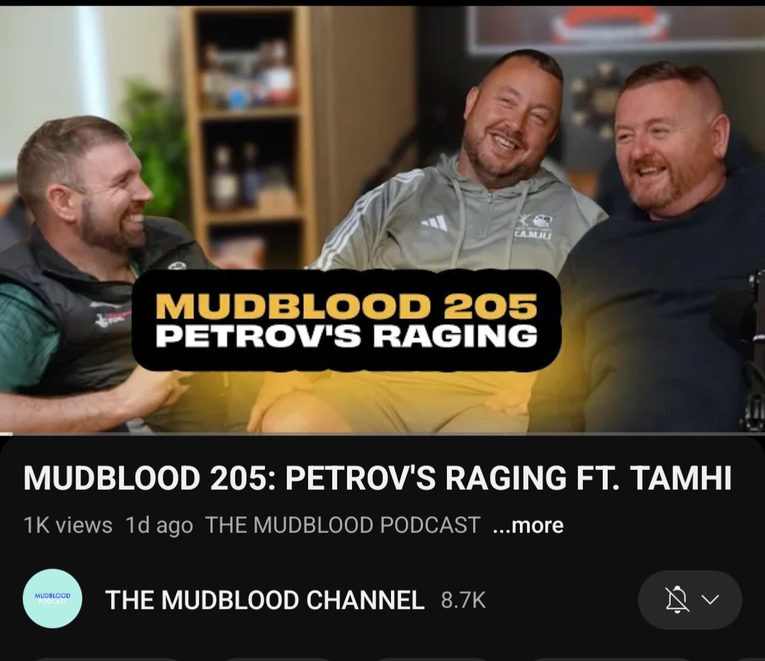 Check out Mudblood Podcast 

youtu.be/t3h6QZErkvU?si…