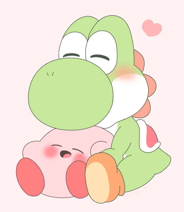 ヨッシーとカービィちゃん