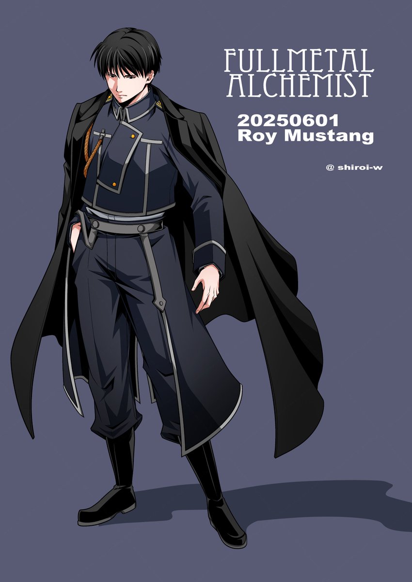 前に描いたやつだけど色のせてみた
#ロイの日