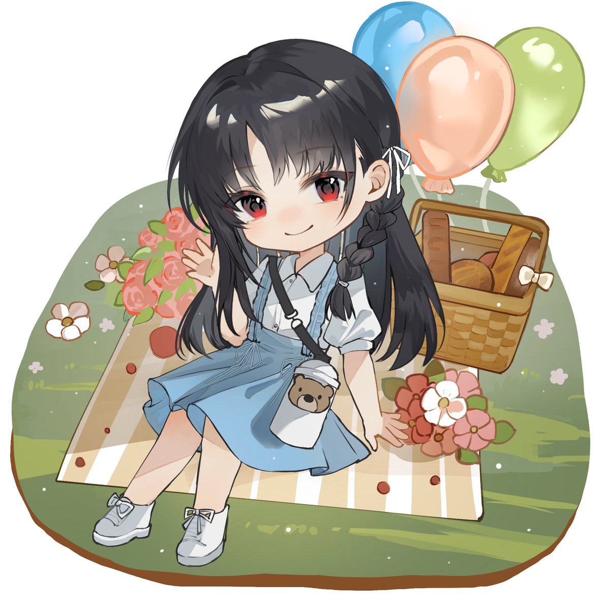 こどもの日、おめでとう～
妻の鈴音もお祝いするんだ😍

有償依頼
#you_zitsu
#よう実
#堀北鈴音