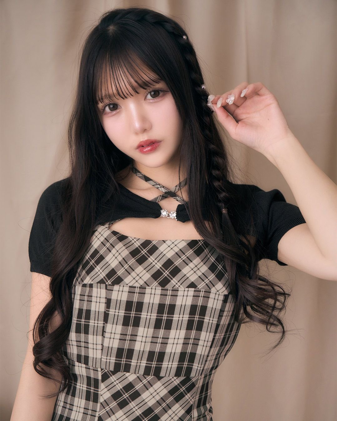 michellMacaron シャツセットキャミワンピース（ネット限定
