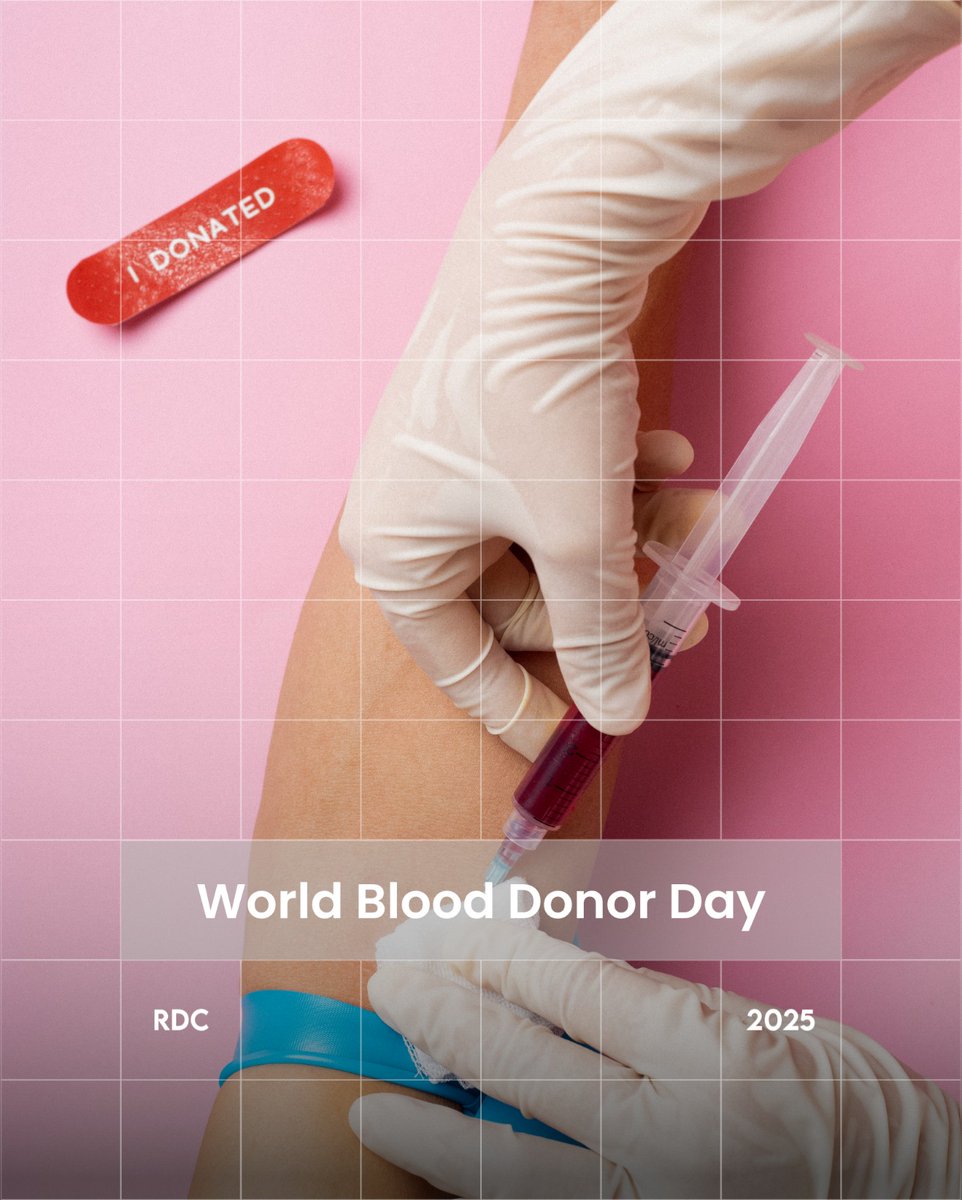 rdcmaldives's tweet photo. Share life, share often. On #WorldBloodDonorDay 2025, we remind the world that blood and plasma donations are gifts that truly matter. 🩸
#GiveBloodGivePlasma #ShareLife https://t.co/GGG530SbmC