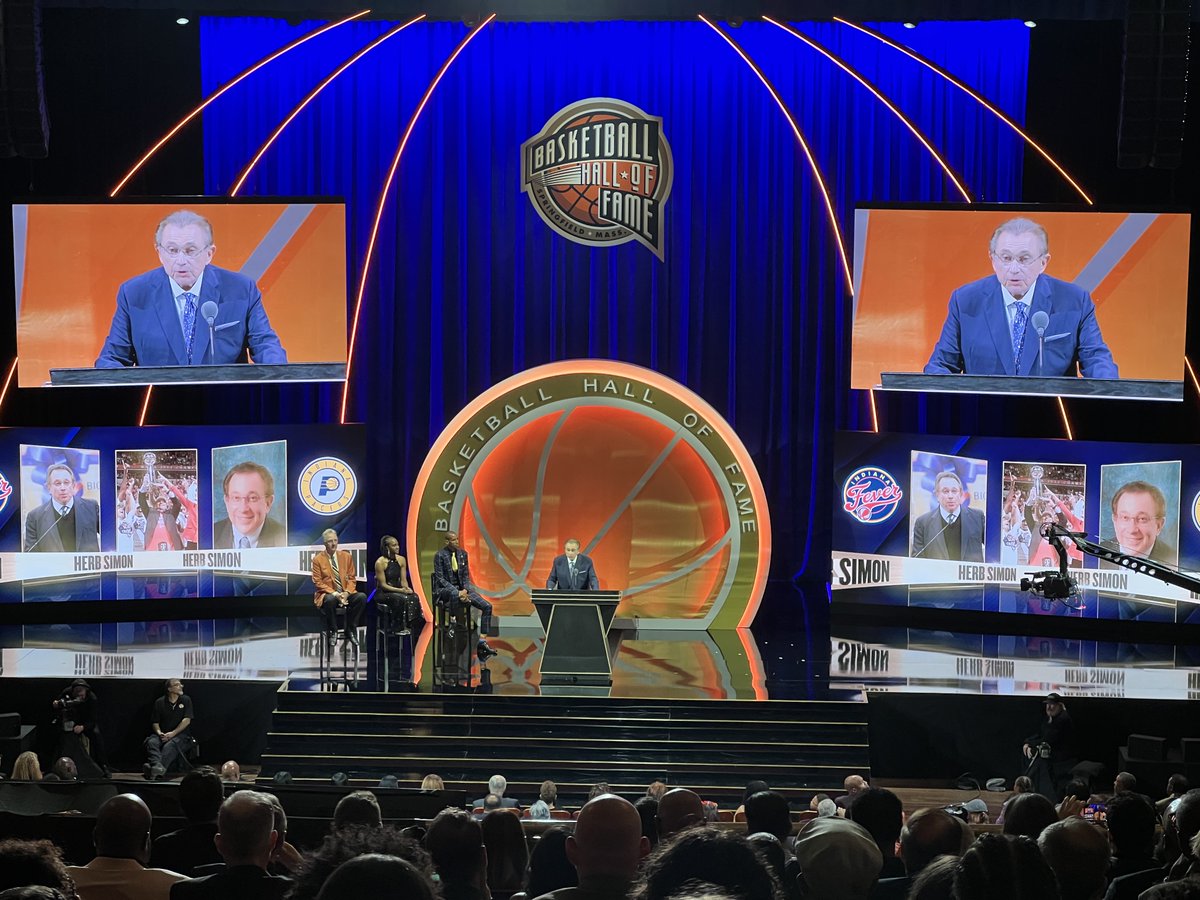 The year of Herb Simon continues. In the last 15 months:

- Hosted 2024 NBA All-Star game
- Drafted Caitlin Clark
- Pacers reached conf. finals
- Enshrined in the HOF
- Now the longest-tenured NBA owner sees his team reach the NBA Finals once again
- Then host WNBA All-Star Game