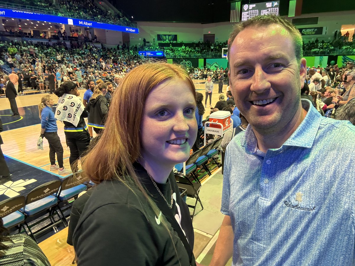 Steve Thompson (@bwathleticsad) on Twitter photo Though the outcome wasn’t great, it was still a great night <a href="/DallasWings/">Dallas Wings</a> and getting to spend some time with <a href="/BWalumni/">Baldwin Wallace Alumni</a> <a href="/CurtMillerWBB/">Curt Miller</a> #GoJackets #WingsUp #GirlDad Though the outcome wasn’t great, it was still a great night <a href="/DallasWings/">Dallas Wings</a> and getting to spend some time with <a href="/BWalumni/">Baldwin Wallace Alumni</a> <a href="/CurtMillerWBB/">Curt Miller</a> #GoJackets #WingsUp #GirlDad