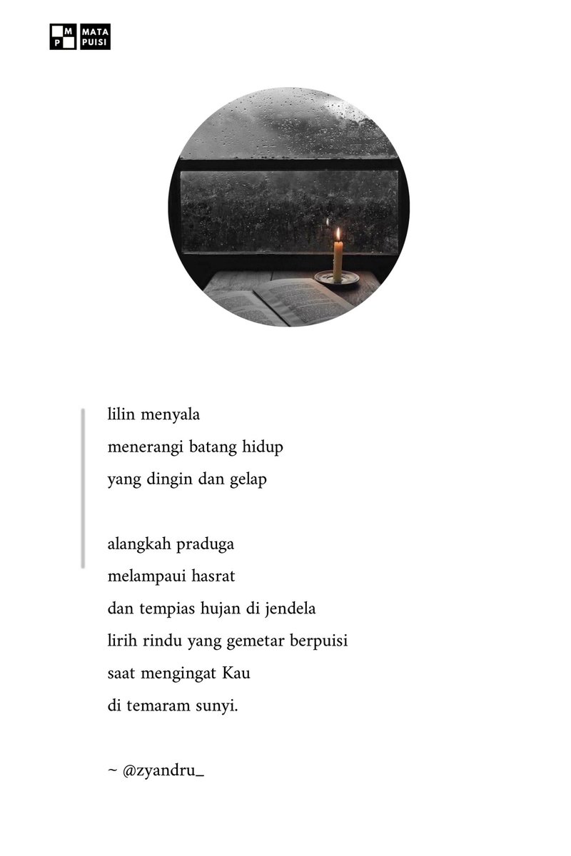 MataPuisi's tweet photo. Pilihan #matamalam
~ @zyandru_ https://t.co/W4eh5d2aHP