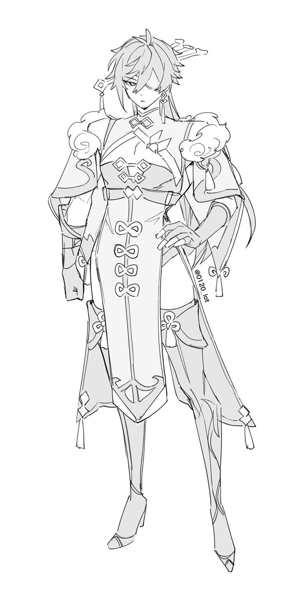 🔶に北斗船長の服きせてみた