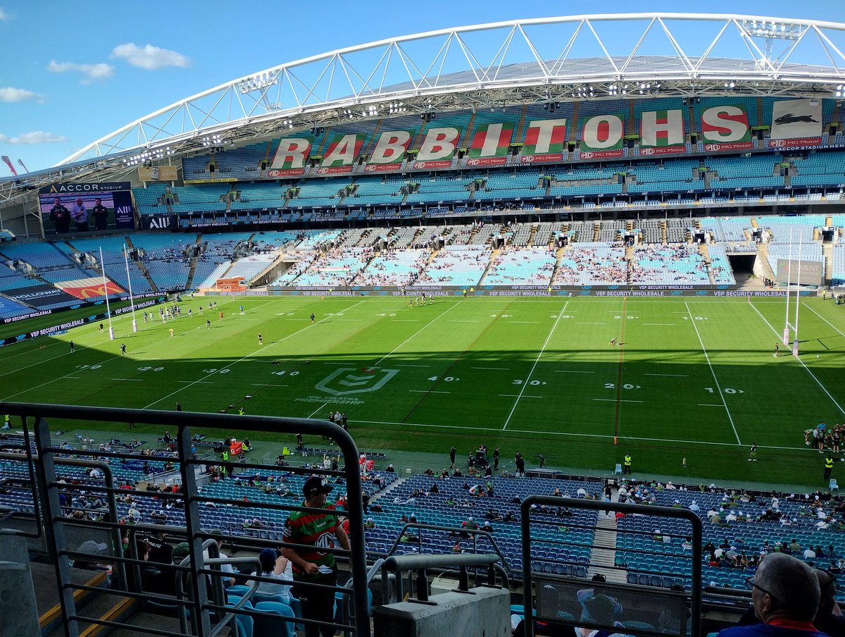 Old Grey Rabbit (@oldgreyrabbit) on Twitter photo <a href="/SSFCRABBITOHS/">South Sydney Rabbitohs 🐰</a> <a href="/AccorStadium/">Accor Stadium</a> 
Nice day for a Game <a href="/SContominas/">Spiros Contominas</a> <a href="/robrabbitohDJB/">rob treloar</a> <a href="/Bunnyman72/">Scott Hobday</a> <a href="/Bunniestvau/">Bunnies TV</a> <a href="/bunnies1509/">Toni Denton 🐰🐇🦄🦋🇦🇺</a> <a href="/JaredSchnabl/">Jared Schnabl</a>  <a href="/BunnyBrethren/">Bunny Brethren</a> <a href="/SSFCRABBITOHS/">South Sydney Rabbitohs 🐰</a> <a href="/AccorStadium/">Accor Stadium</a> 
Nice day for a Game <a href="/SContominas/">Spiros Contominas</a> <a href="/robrabbitohDJB/">rob treloar</a> <a href="/Bunnyman72/">Scott Hobday</a> <a href="/Bunniestvau/">Bunnies TV</a> <a href="/bunnies1509/">Toni Denton 🐰🐇🦄🦋🇦🇺</a> <a href="/JaredSchnabl/">Jared Schnabl</a>  <a href="/BunnyBrethren/">Bunny Brethren</a>