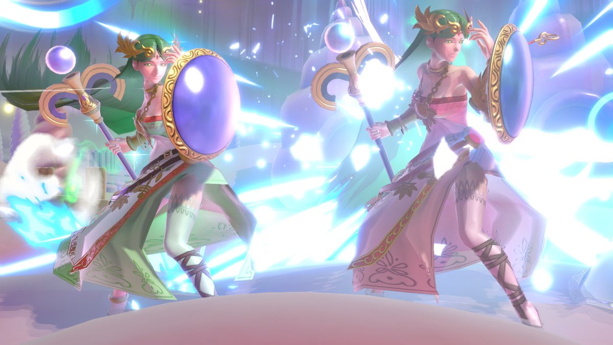 JustinBunsen's tweet photo. Ft. Classic Kid Icarus Colors!
❤️
What a beautiful
💚🩷
🌸◄ೋღ♦️ღೋ►🌸🌸◄ೋღ♦️ღೋ►🌸
The Beautiful Goddess (2x in 1 photo)
@Palufan95 this beautiful photo I took is definitely for you
#palutena #goldeneyes #doubleparry #KidIcarus #OffsetTiming #supersmashbrosultimate https://t.co/xENlYBuYaY