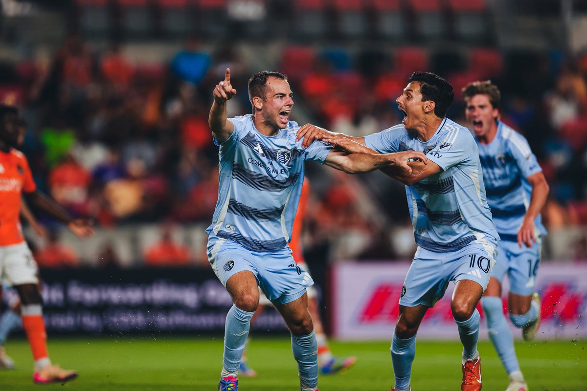 How excited Daniel and I are to take 3 points back to Kansas City💙