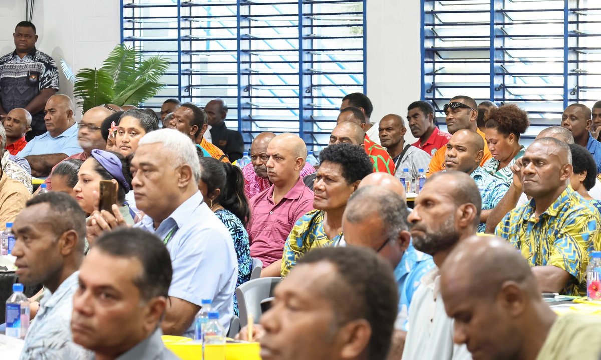 Shaheen Ali (@axeshane) on Twitter photo At the Fiji Farmers Economic Summit (28–29 May), we met the people driving real change — our farmers.
<a href="/MCTTTFiji/">Ministry of Trade, Co-operatives, MSMEs and Comms</a> highlighted support for scale, consistency, and export-readiness through grants, co-op development, and market access.
#FijiAgriculture #FarmersSummit2025 #FCLC #MSMEs At the Fiji Farmers Economic Summit (28–29 May), we met the people driving real change — our farmers.
<a href="/MCTTTFiji/">Ministry of Trade, Co-operatives, MSMEs and Comms</a> highlighted support for scale, consistency, and export-readiness through grants, co-op development, and market access.
#FijiAgriculture #FarmersSummit2025 #FCLC #MSMEs