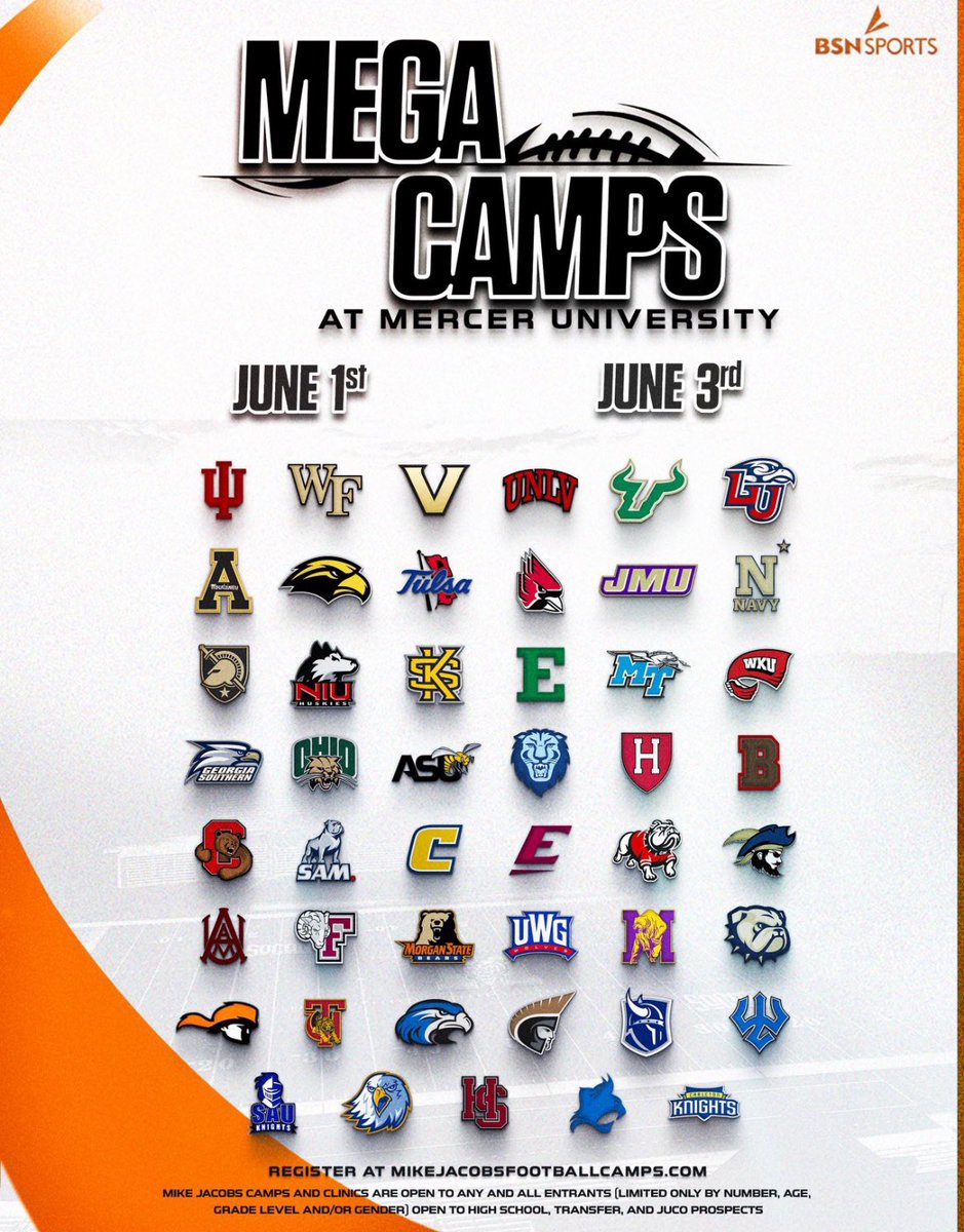 I will be in Macon tomorrow for the Mercer University mega camp! Ready to COMPETE! <a href="/coachpsb/">Patrick Browning</a> <a href="/EdgewaterFB/">Edgewater Football</a> <a href="/coach_mjacobs/">Mike Jacobs</a> <a href="/CoachFigaro_MU/">Devin Figaro</a>