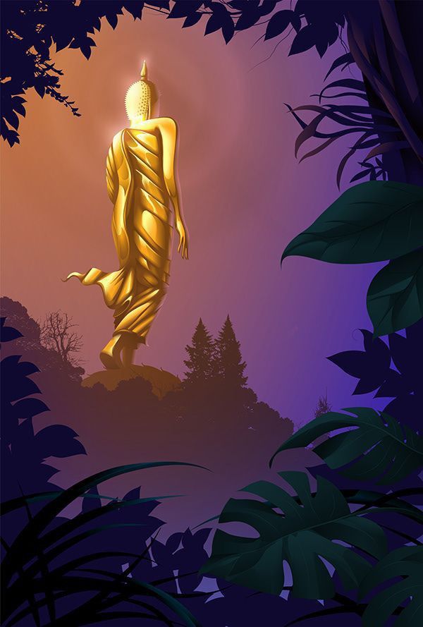 AKhantiVi's tweet photo. Most Exalted Buddha... who is free from the two defilements of clinging and wrong 
view, one who is not to be moved or shaken by worldly vicissitudes https://t.co/unfPZkNdKT