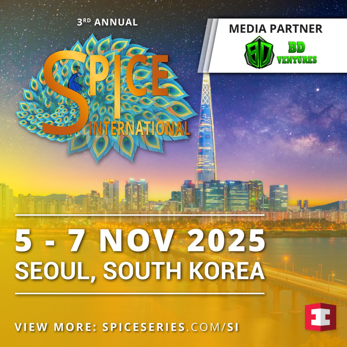 ErikHieu.BnB (@erikhieubnb) on Twitter photo 🔈🔈 <a href="/ventures_bd/">BD Ventures | BDVenture.BnB</a> is proud to be an official Media Partner of SPiCE International 2025 in Seoul!
💥 The 3rd annual #SPiCEInternational heads to South Korea, bringing together global iGaming leaders for three days of high-impact networking, insights, and deal-making.
👑 About 🔈🔈 <a href="/ventures_bd/">BD Ventures | BDVenture.BnB</a> is proud to be an official Media Partner of SPiCE International 2025 in Seoul!
💥 The 3rd annual #SPiCEInternational heads to South Korea, bringing together global iGaming leaders for three days of high-impact networking, insights, and deal-making.
👑 About