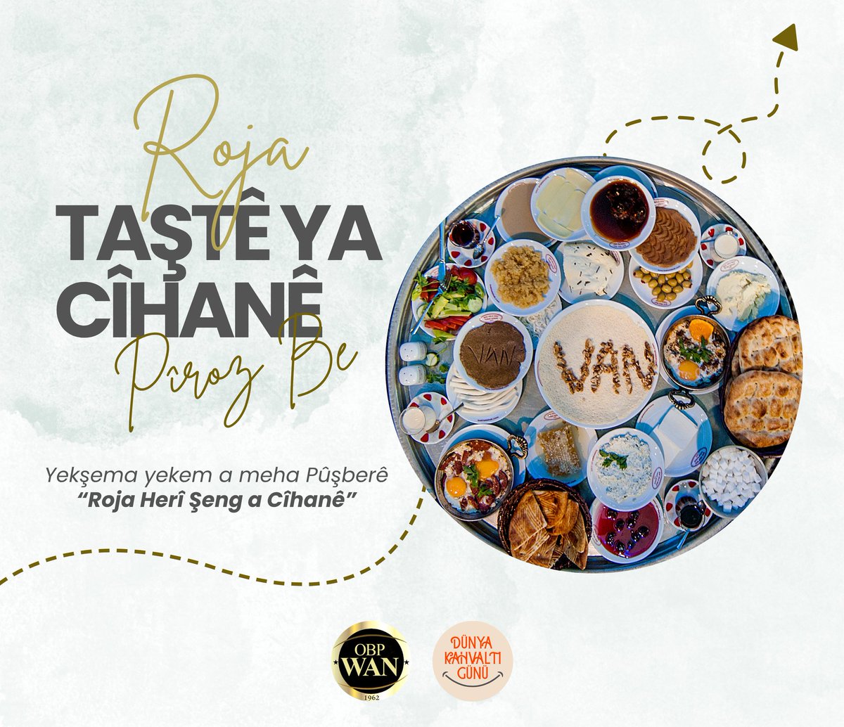 Roja Taştê ya Cîhanê Pîroz Be!

Taştêya xwe amade bike û wêneya xwe bikişîne, demjimêr 11.00an de li ser medyaya civakî bi dirûşma #dünyakahvaltıgünü ve parve bike! 

Hûn jî beşdarî roja herî şeng a cîhanê bibin.  

🗓️1ê Pûşberê 2025-Roja Yekşemê (Îro)

<a href="/vantsokurumsal/">Van Ticaret ve Sanayi Odası</a>