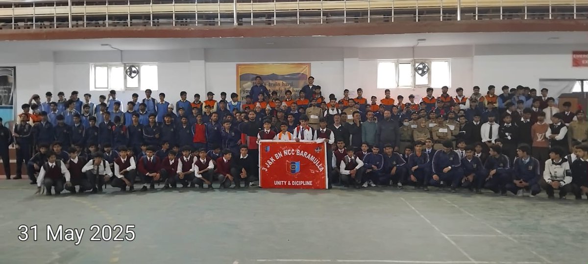 NCCGPHQSRINAGAR's tweet photo. Mock Drill under #OPSHIELD conducted by NCC Cadets of 3 J&K Bn NCC at Baramulla & Uri in collaboration with Civil Administration. Aimed at sharpening disaster response readiness and coordination on ground. 💪🛡️ #NCC #DisasterPreparedness #Baramulla #Uri
@adgpi @HQ_DG_NCC @NorthernComd_IA @PRODefSrinagar @ChinarcorpsIA @NCCDteJKL @ddnewsSrinagar @DCBaramulla @BaramullaCeo @DICBaramulla @BaramullaPolice @SchoolEdujkut @sakinaitoo @OfficeOfLGJandK @OmarAbdullah @PIB_India