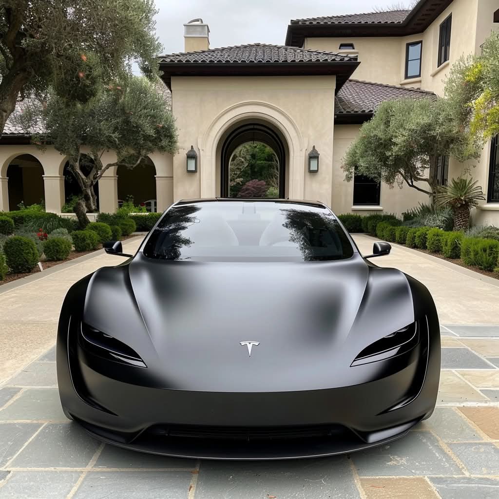 Bold Black Tesla!