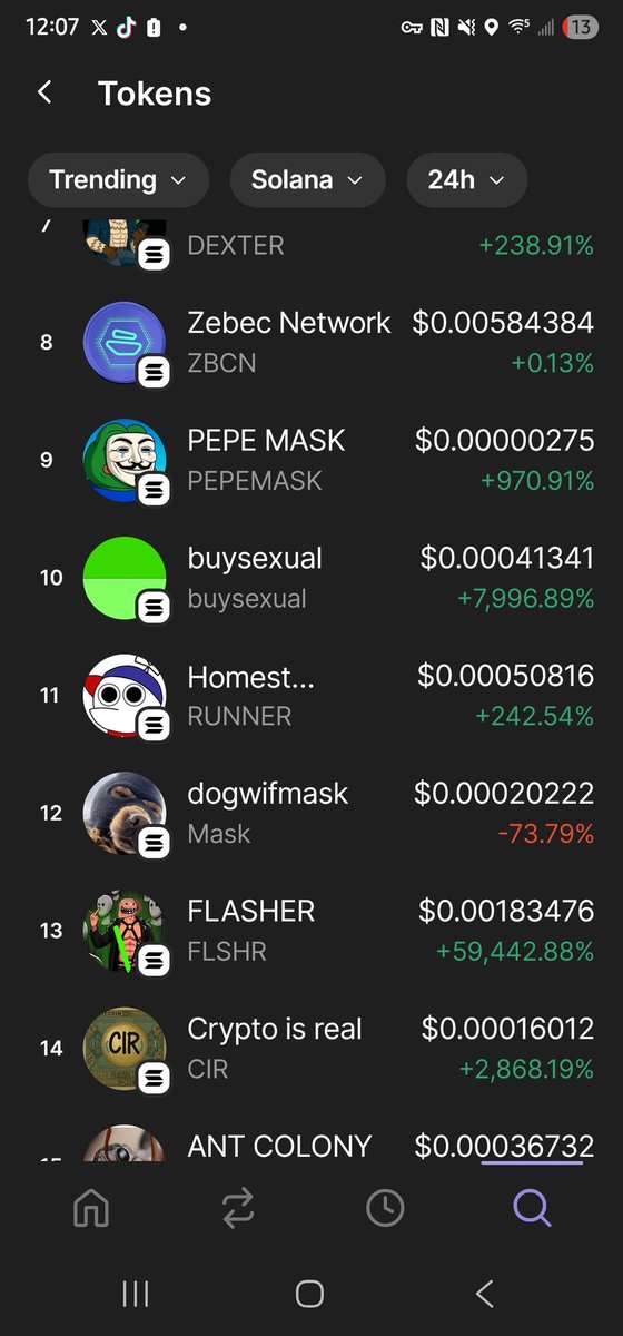 ForThoughtless's tweet photo. Ayyye look where we are everyone! We'll be top 5 on phantom soon. 🚀 let everyone know $CIR! https://t.co/ZJoGBOPWmC
