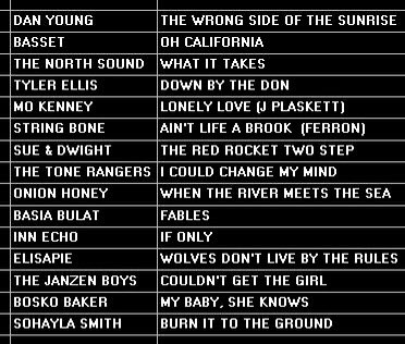Canadian Roots  Sun June 1st 10pmE. 🆕🎵 🌈from Mo Kenney, Basset, Tyler Ellis, The North Sound, and Dan Young! 💃Tottenham Bluegrass Festival June 20-22, Mariposa July 4-6!! 🎧 at 91.7FM in town or Radio.Garden, TuneIn, or erinradio.org