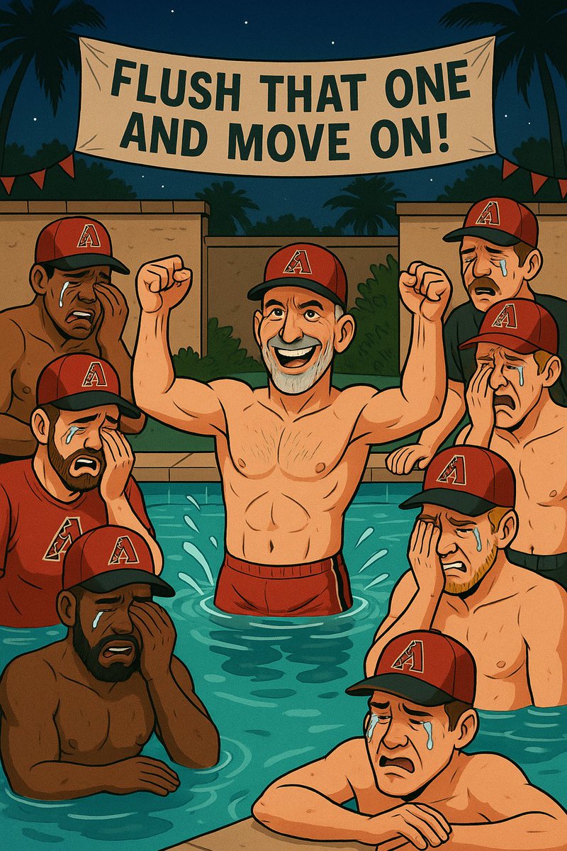 JimmyNova's tweet photo. Maybe the #dbacks just want to get swept again so Torey Lovullo will throw another party for them? https://t.co/vfZGRuy54a