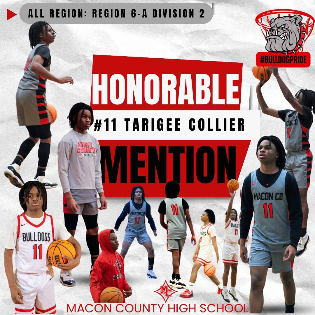 GeorgiaLocalSports (@478229sports) on Twitter photo Congratulations to Tarigee Collier from Macon County Bulldogs All-Region:Region 5-A Division 2 !! Honorable Mention <a href="/DC_Sports_706/">Coach TJ</a> <a href="/Jarrett_PRO/">Jarrett PRO</a> <a href="/ArnettC_PRO/">Arnett C. Cooper</a> <a href="/KendallN_PRO/">Kendall Norrington</a> <a href="/BigFaceSportss/">BigFaceSports, (Recruiting & Scouting)</a> <a href="/RecruitGAHoops/">Recruit GA Hoops</a> <a href="/DanielK_PRO/">Daniel Khan</a> <a href="/Relevant_PRO/">Relevant Exposure #PRO</a> <a href="/CPMGServices/">Unc from CPMG Services</a> <a href="/JaQuez_MotleyGE/">𝙅𝙖𝙌𝙪𝙚𝙯 𝙈𝙤𝙩𝙡𝙚𝙮 Sr.</a> Congratulations to Tarigee Collier from Macon County Bulldogs All-Region:Region 5-A Division 2 !! Honorable Mention <a href="/DC_Sports_706/">Coach TJ</a> <a href="/Jarrett_PRO/">Jarrett PRO</a> <a href="/ArnettC_PRO/">Arnett C. Cooper</a> <a href="/KendallN_PRO/">Kendall Norrington</a> <a href="/BigFaceSportss/">BigFaceSports, (Recruiting & Scouting)</a> <a href="/RecruitGAHoops/">Recruit GA Hoops</a> <a href="/DanielK_PRO/">Daniel Khan</a> <a href="/Relevant_PRO/">Relevant Exposure #PRO</a> <a href="/CPMGServices/">Unc from CPMG Services</a> <a href="/JaQuez_MotleyGE/">𝙅𝙖𝙌𝙪𝙚𝙯 𝙈𝙤𝙩𝙡𝙚𝙮 Sr.</a>