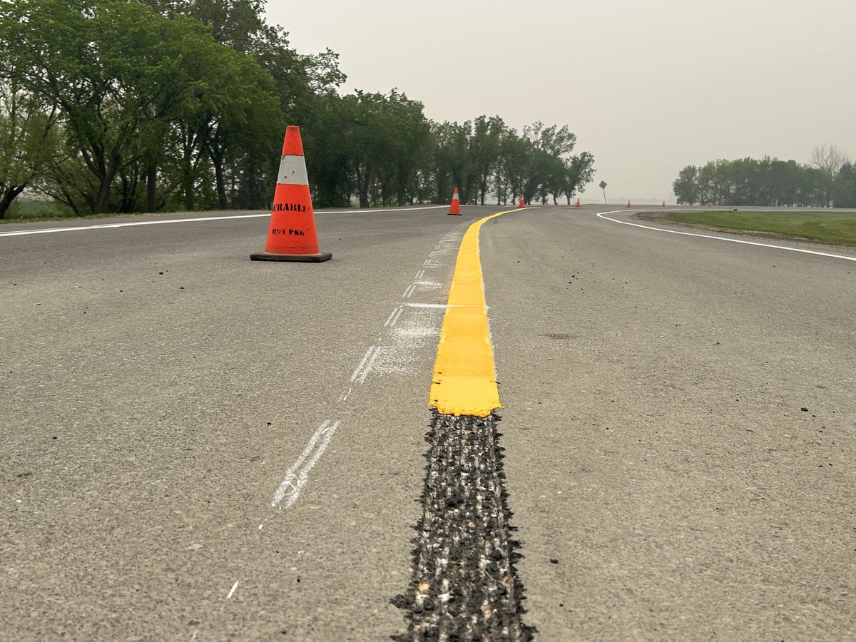 WayneMantykaCTV's tweet image. Road markings on some busy Regina streets will no longer wear out every year as the city expands use of thermoplastic by Lafrentz. This application was inlaid into the roadway on Wascana Parkway near Saskatchewan Polytechnic. The lines typically last at least six years.
