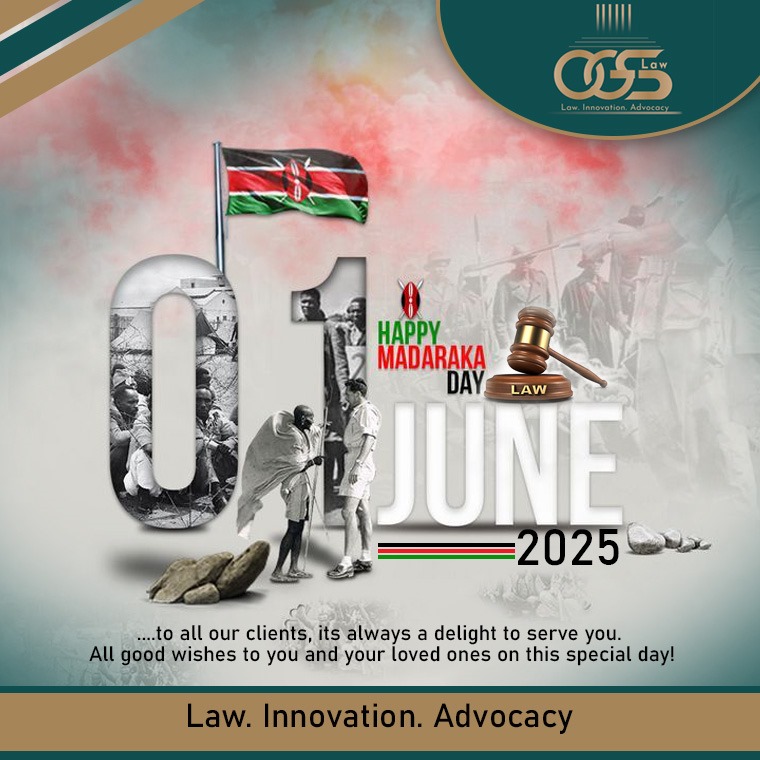 OGSLawLLP's tweet photo. At OGSLaw, we proudly celebrate the heroes who laid the foundation for justice and freedom. Wishing all Kenyans an empowering Madaraka Day. https://t.co/8fgl3J7Jec