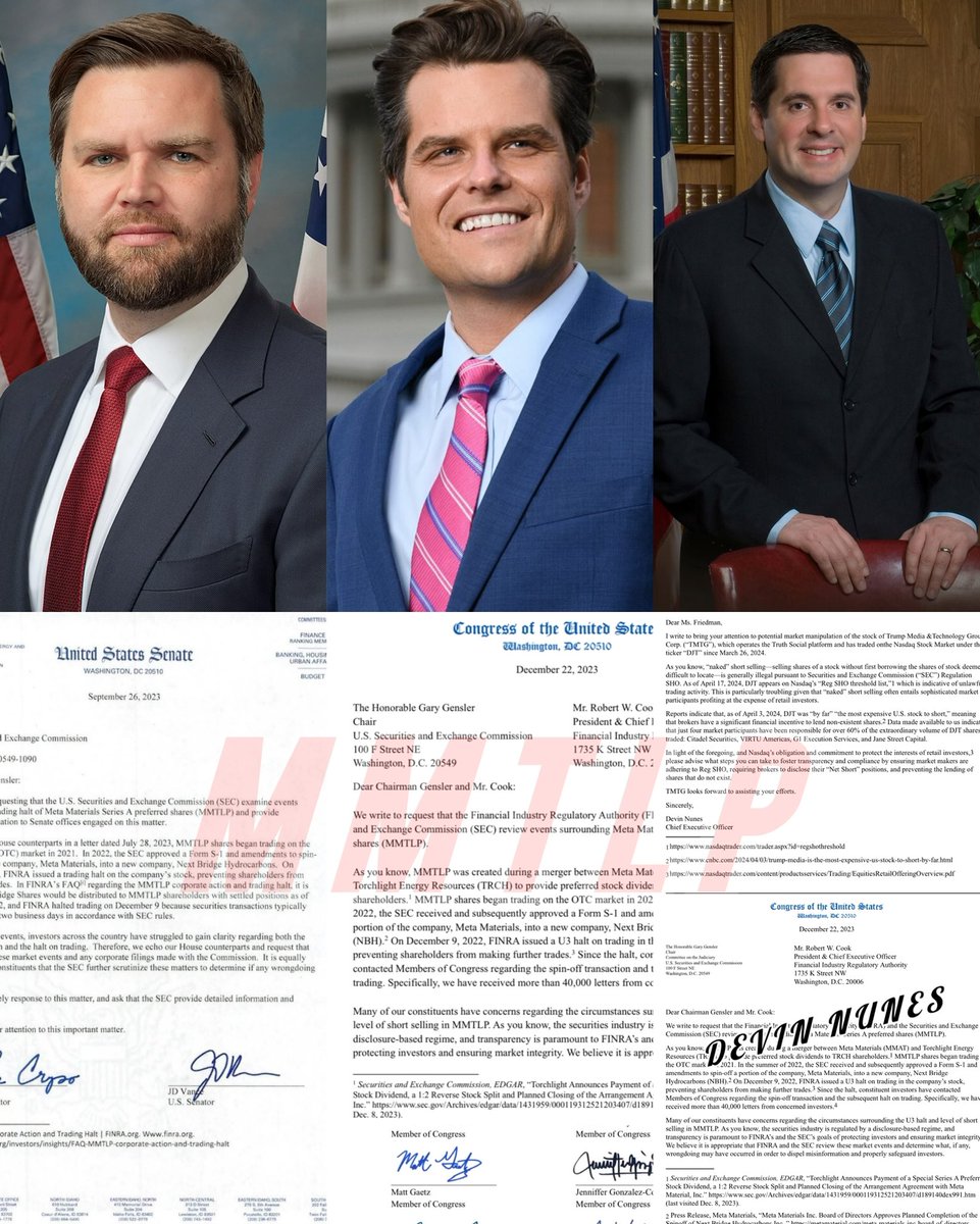 Johnna AR-INTL.com (@johnnaarintl) on Twitter photo <a href="/FanJDVance/">Fan JD Vance 🇺🇸</a> NO! Congress needs to pass laws,work to codify <a href="/DOGE/">Department of Government Efficiency</a> & support <a href="/realDonaldTrump/">Donald J. Trump</a>
65k+ investors in #MMTLP have been HALTED for 2 years <a href="/VP/">Vice President JD Vance</a> you signed the open letter!
TIME FOR YOU TO STEP UP!
#MMTLP congressional letter was used by @devinnunes to prove #DJT COUNTERFEIT <a href="/FanJDVance/">Fan JD Vance 🇺🇸</a> NO! Congress needs to pass laws,work to codify <a href="/DOGE/">Department of Government Efficiency</a> & support <a href="/realDonaldTrump/">Donald J. Trump</a>
65k+ investors in #MMTLP have been HALTED for 2 years <a href="/VP/">Vice President JD Vance</a> you signed the open letter!
TIME FOR YOU TO STEP UP!
#MMTLP congressional letter was used by @devinnunes to prove #DJT COUNTERFEIT