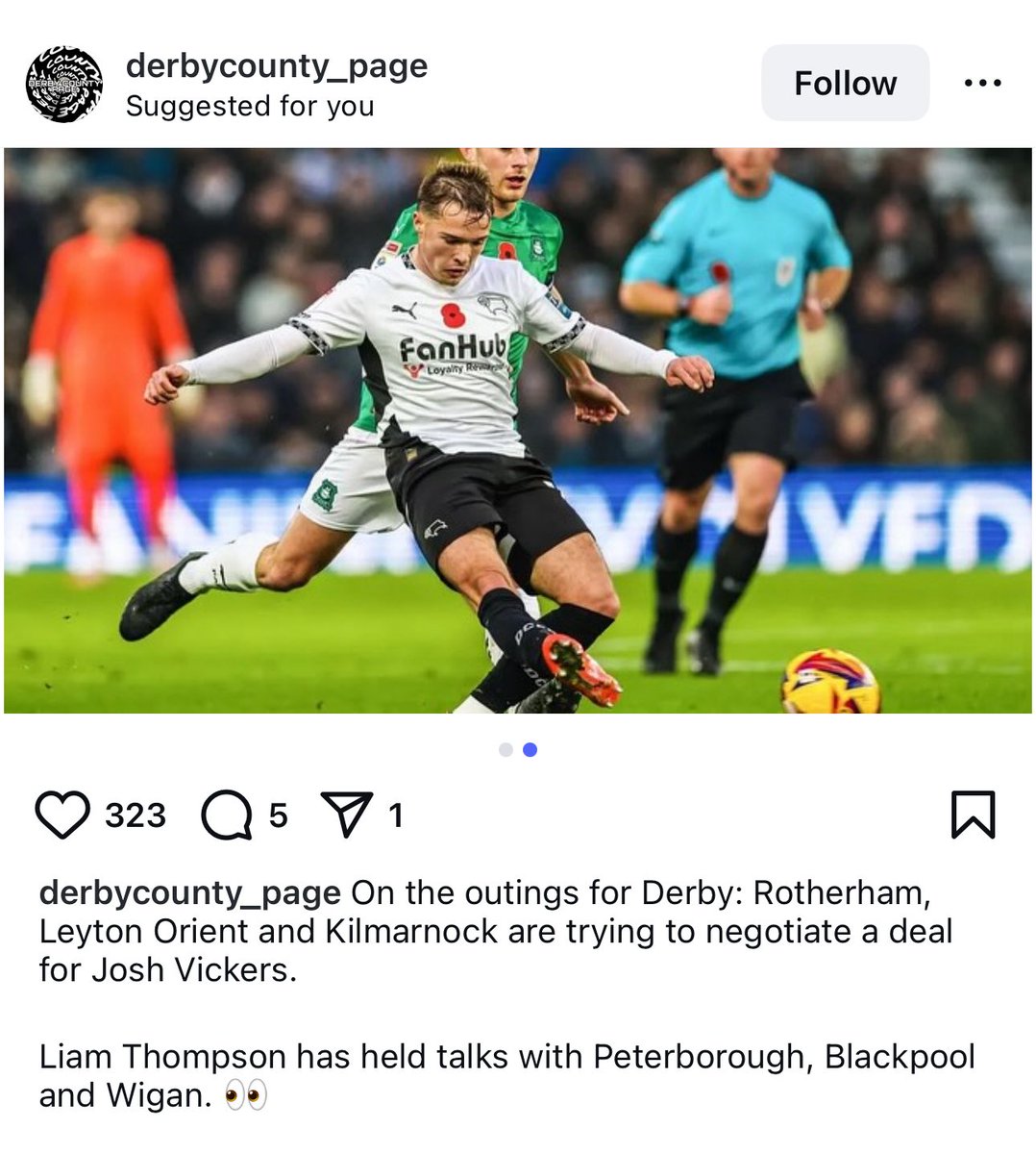 Surely Liam Thompson isn’t going to leave? He’s an engine in the middle, the games he started toward end of season we won most 🐏 #dcfc