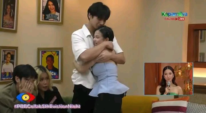 River_Joseph12's tweet photo. No more TOL callsign inside of PBB house😭💔 welcome sa outside world @xyriel 🌍👋🏻 namiss ka palagi ni @iamriverjoseph 

#XyrielManabat #RiverJoseph #PBBCollab5thEvictionNight https://t.co/vh6QFzqhnz