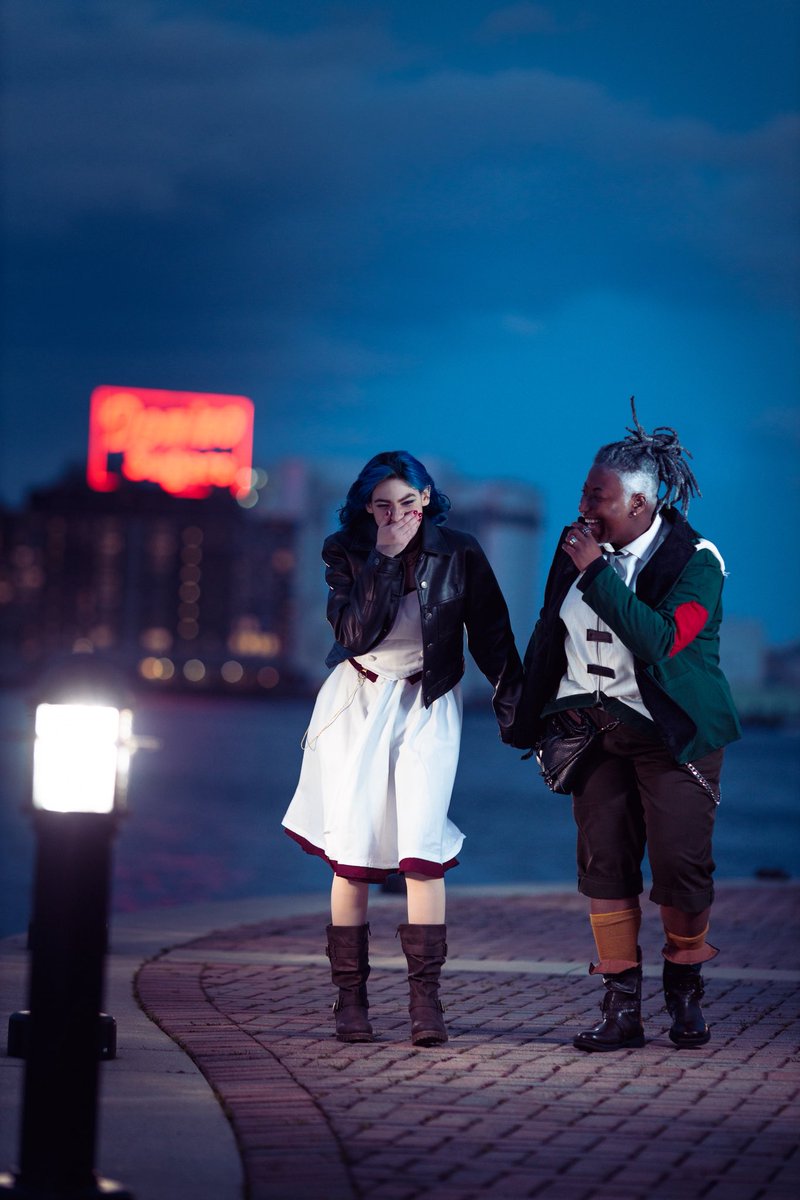 Fun &amp; windy Timebomb shoot tonight with <a href="/Realtra_cosplay/">max</a> and their Ekko! 

During ship shoots, I always like to keep shooting when the cosplayers break character. Candids are often my favorite!

#arcane #timebomb #powder #ekko