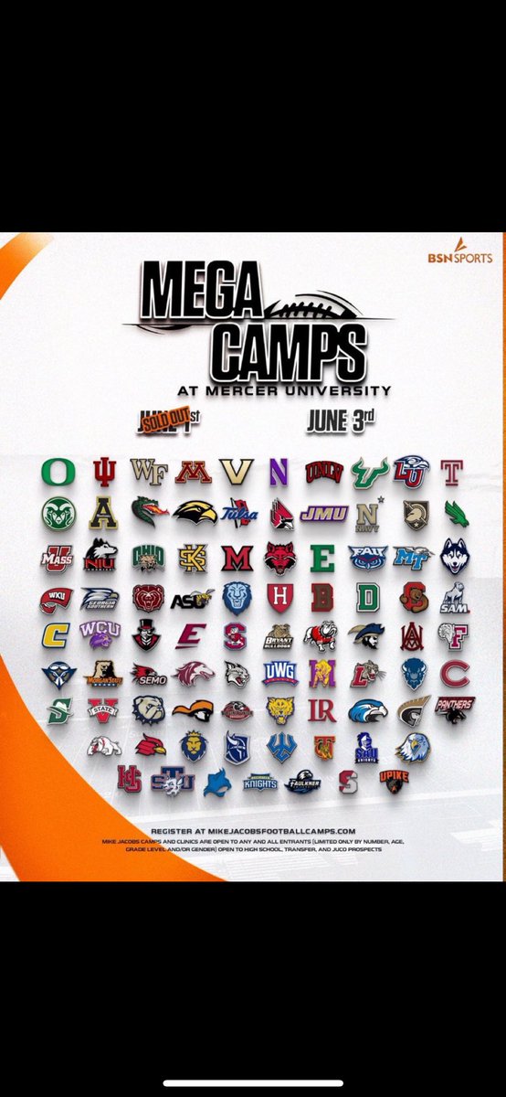 Spencer Starnes (@starnesspencer1) on Twitter photo Really looking forward to attending the Mercer mega camp tomorrow on june 1st, Ready to work.
<a href="/COACH217ROLAND/">Travis Roland</a> <a href="/QBOCCoachAlford/">Grant Alford</a> Really looking forward to attending the Mercer mega camp tomorrow on june 1st, Ready to work.
<a href="/COACH217ROLAND/">Travis Roland</a> <a href="/QBOCCoachAlford/">Grant Alford</a>